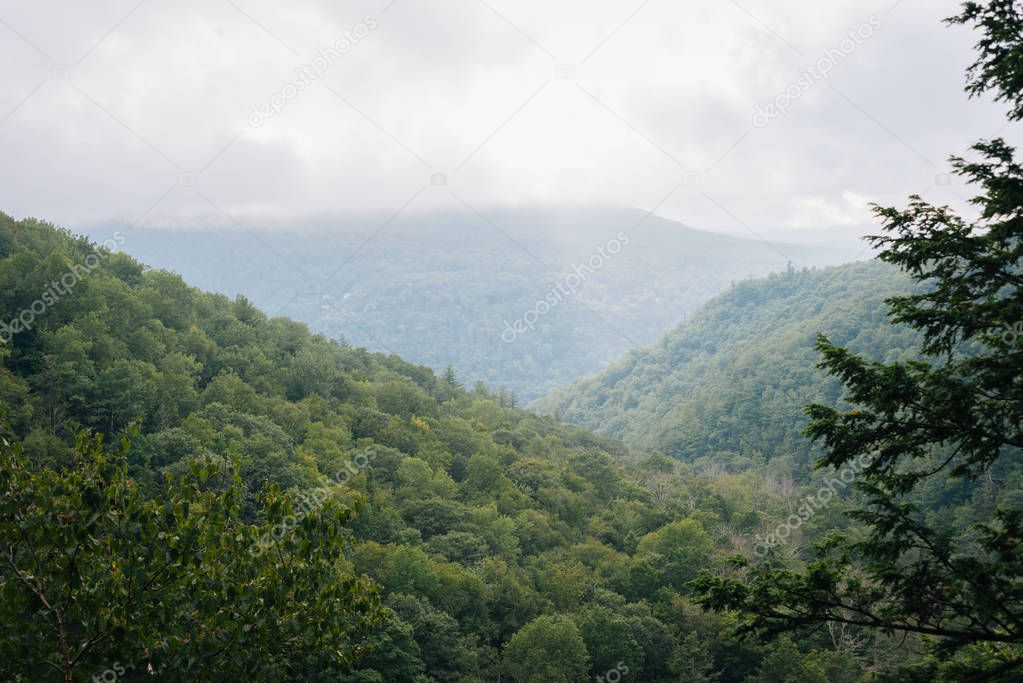 View of the Catskill Mountains, New York