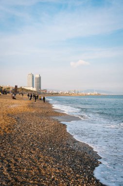 Barcelona, İspanya La Barceloneta plaj