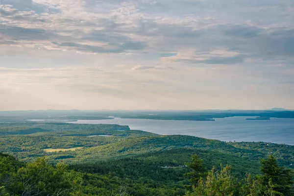 Vista Desde Montaña Cadillac Parque Nacional Acadia Maine —  Fotos de Stock