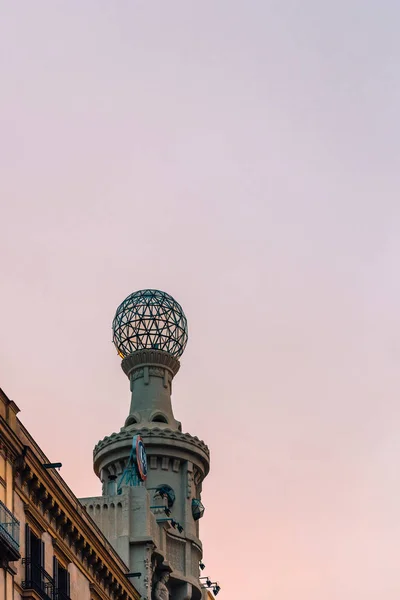 Detalles Arquitectónicos Barcelona España — Foto de Stock