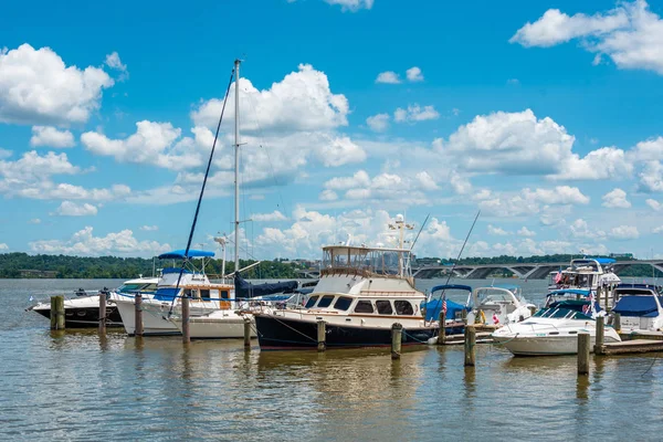 Barcos Founders Park Alexandria Virginia — Foto de Stock