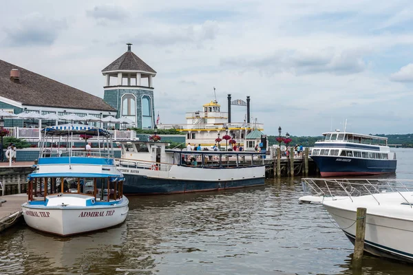 Boote Wasser Alexandria Virginia — Stockfoto