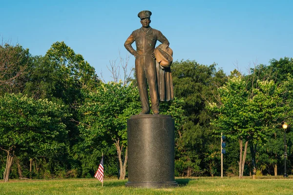 Dwight Eisenhower Heykeli Alexandria Virginia — Stok fotoğraf