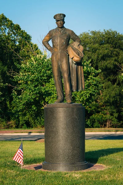Dwight Eisenhower Heykeli Alexandria Virginia — Stok fotoğraf