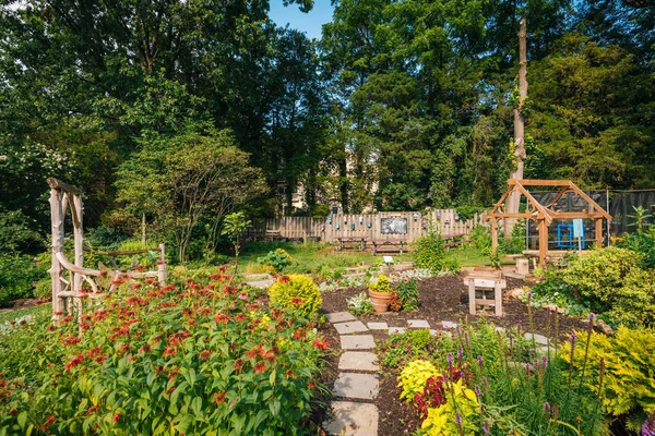 Grön Springs Gardens Alexandria Virginia — Stockfoto
