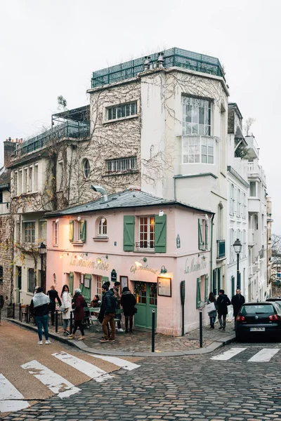 Corner Montmartre Paris France — Stock Photo, Image