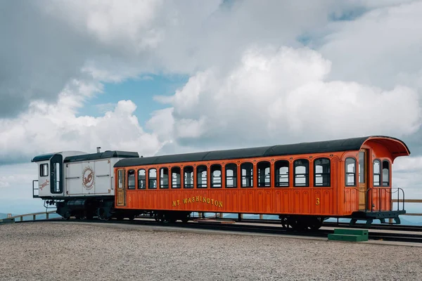 Cog Railway Train Mount Washington White Mountains New Hampshire — Stock Photo, Image