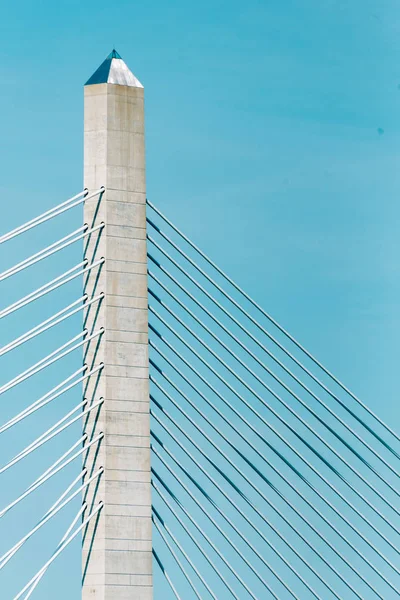 Detalles Del Puente Penobscot Narrows Bucksport Maine — Foto de Stock