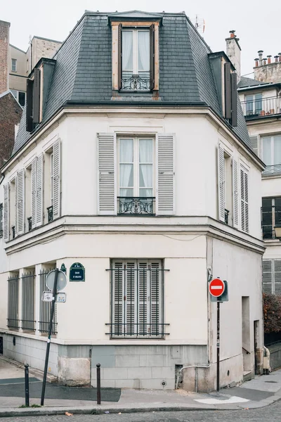 Een Huis Quai Anjou Saint Louis Parijs Frankrijk — Stockfoto