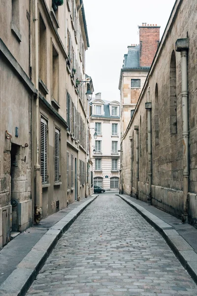 Rue Mont Saint Etienne Úzké Dlážděné Ulici Latinské Čtvrti Arrondissement — Stock fotografie