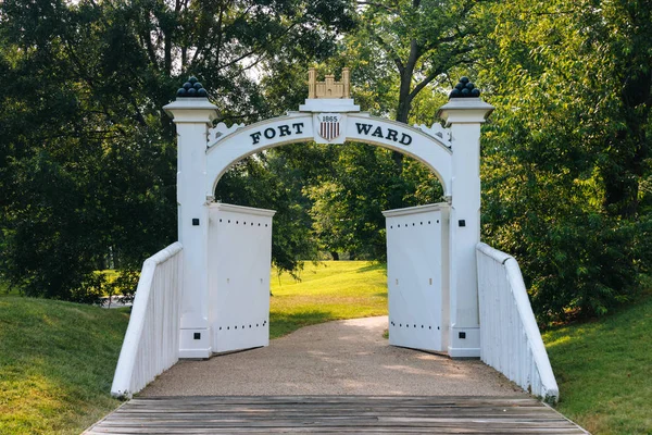 Den Fort Ward Museum Historisk Plats Alexandria Virginia — Stockfoto