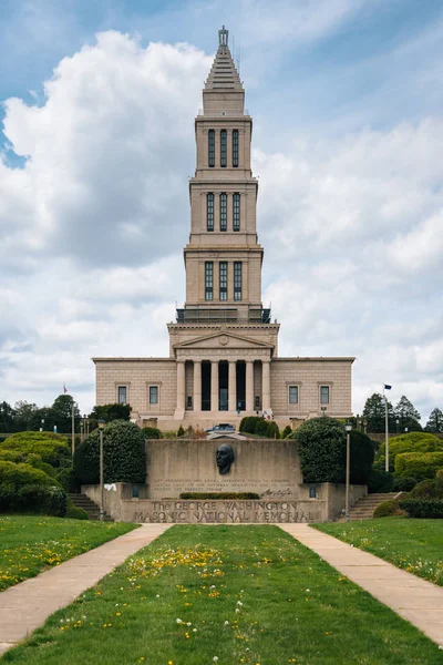 Das George Washington Freimaurerdenkmal Alexandria Virginia — Stockfoto