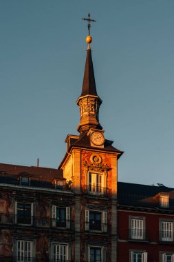 Plaza Mayor, Madrid, İspanya, mimari detaylar