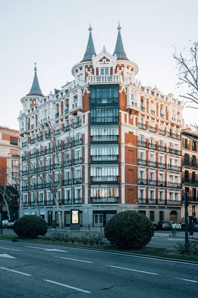西班牙马德里建筑 — 图库照片
