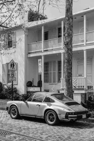 Vintage Porsche Georgetown Washington — Stock Photo, Image