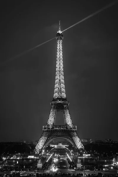 Eyfel Kulesi Gece Paris Fransa — Stok fotoğraf