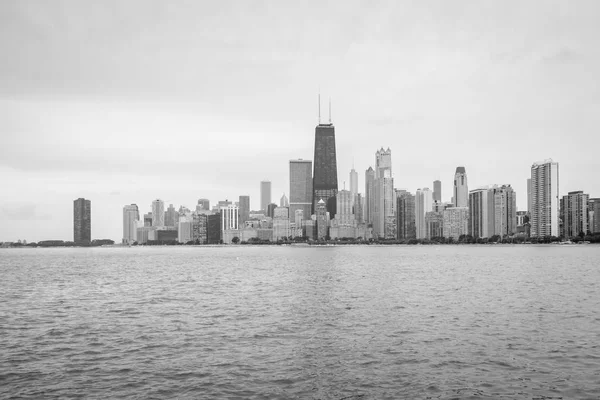 Horizonte Chicago Visto North Avenue Beach Chicago Illinois — Fotografia de Stock