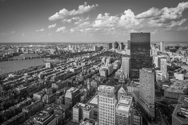 Utsikt Moderne Bygninger Back Bay Boston Massachusetts – stockfoto