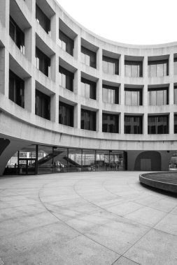 Hirshhorn Müzesi, Ulusal Mall Washington, Dc, siyah ve beyaz resim