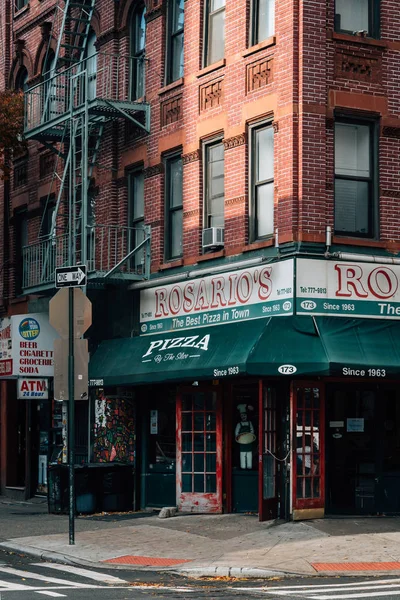 Rosario Pizza Dans Lower East Side Manhattan New York — Photo