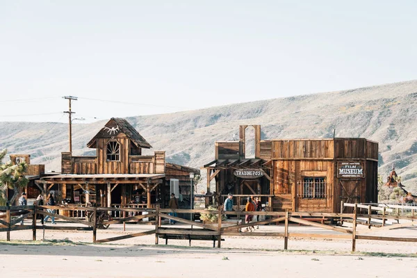 Old western buildings in Pioneertown, California — Stock Photo, Image