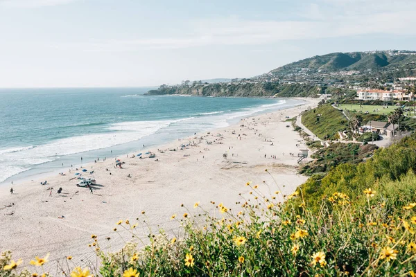 Θέα της παραλίας κολπίσκου αλάτι, στο Dana Point, Orange County, Californ — Φωτογραφία Αρχείου