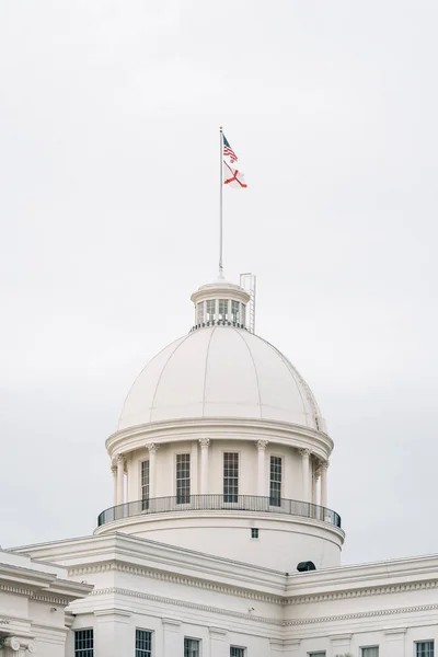 Capitólio do Estado do Alabama, em Montgomery, Alabama — Fotografia de Stock
