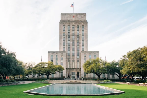 Stadshuset, i downtown Houston, Texas — Stockfoto