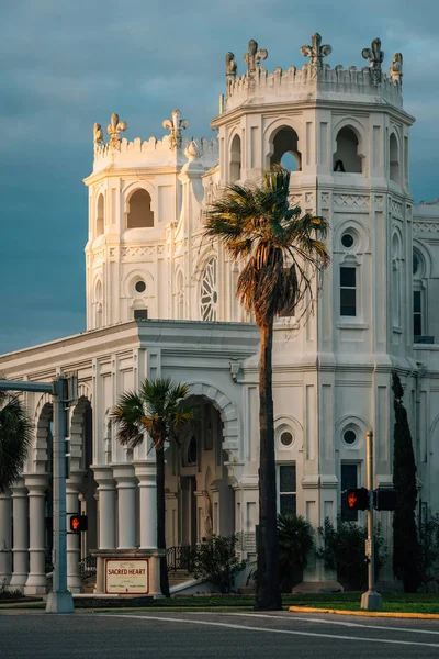 Heiliges Herz katholische Kirche, in Galveston, Texas — Stockfoto