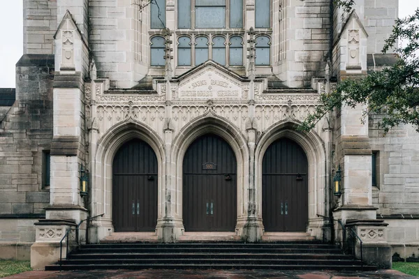 St. Paul United Methodist Church, in Houston, Texas — Stockfoto