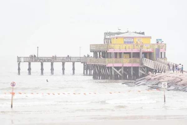 61st Street Fishing Pier, en Galveston, Texas — Foto de Stock