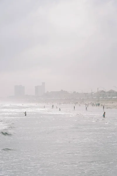 La spiaggia di Galveston, Tè — Foto Stock