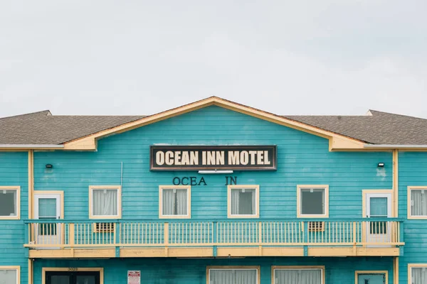 Ocean Inn Motel у Галвестон, Техас — стокове фото