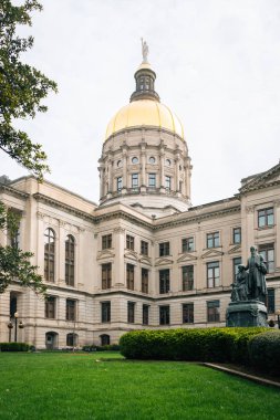 The Georgia State Capitol, in Atlanta, Georgia clipart