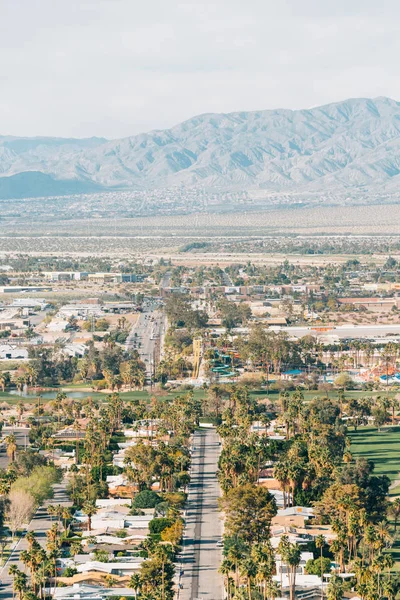 View of Palm Springs from the Araby Hiking Trail, in Palm Spring