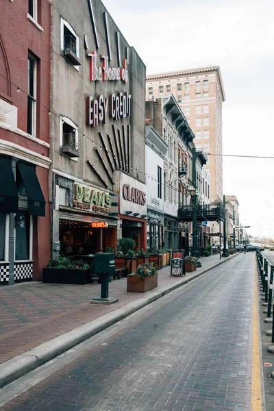 Main Street, w centrum Houston, Texas — Zdjęcie stockowe