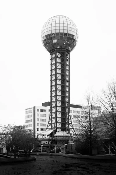Sunsphere, World's Fair Park, w Knoxville, Tennessee — Zdjęcie stockowe