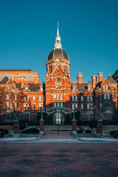 Zabytkowy budynek Johns Hopkins Hospital w Baltimore, Maryl — Zdjęcie stockowe