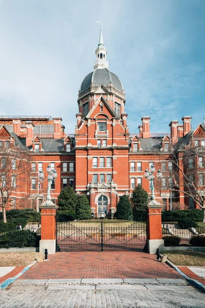 Het historische Johns Hopkins Hospital gebouw, in Baltimore, Mary — Stockfoto