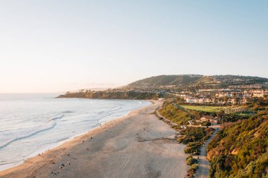 Tuz Creek Beach, Dana Point, Orange County, California'dan görünümünü