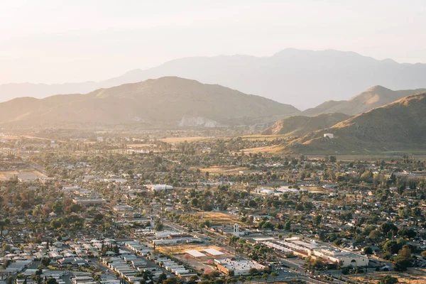 Вид с горы Рубиду в Риверсайде, Калифорния — стоковое фото