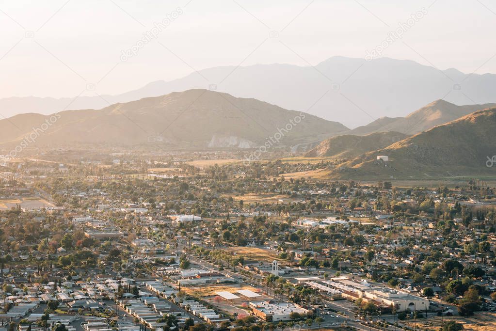 View from Mount Rubidoux in Riverside, California