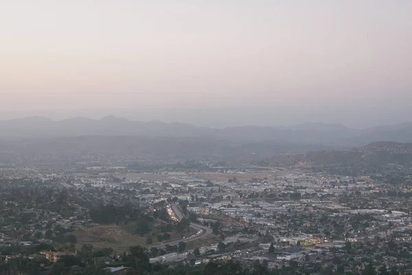 View from Mount Helix, in La Mesa, near San Diego, California — Stock Photo, Image