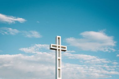 Cross on Mount Soledad, in La Jolla, San Diego, California clipart