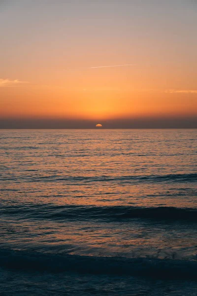 Zachód słońca nad Oceanem Spokojnym w La Jolla, San Diego, Kalifornia — Zdjęcie stockowe