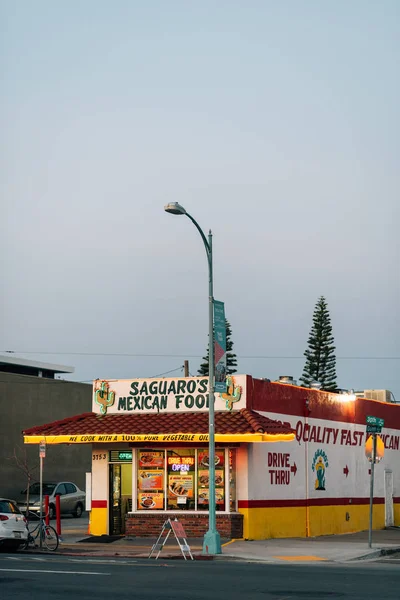 Saguaro 's Mexican Food, en North Park, San Diego, California — Foto de Stock