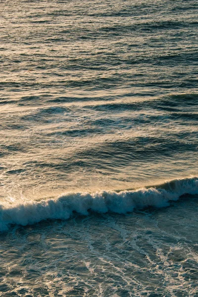 La Jolla Shores Pasifik Okyanusu'nda dalgaların görünümü, San Diego — Stok fotoğraf