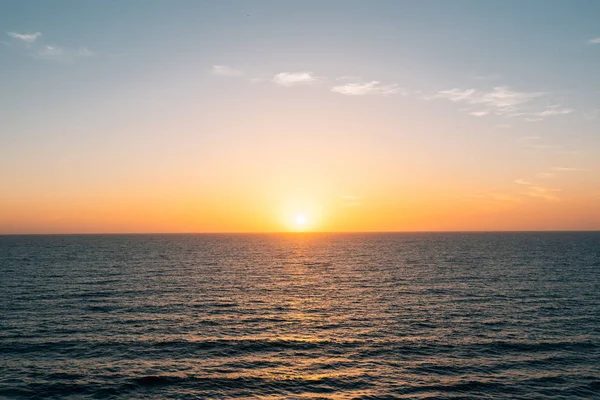 Zachód słońca nad Oceanem Spokojnym w La Jolla Shores, San Diego, cal — Zdjęcie stockowe