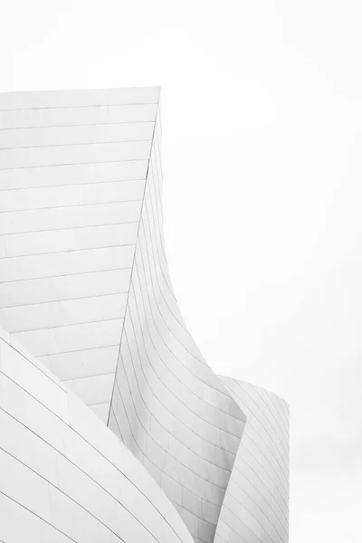 Moderne architectonische details van de Walt Disney Concert Hall in — Stockfoto