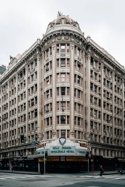 Historic architecture in the Jewelry District of downtown Los An — Stock Photo, Image
